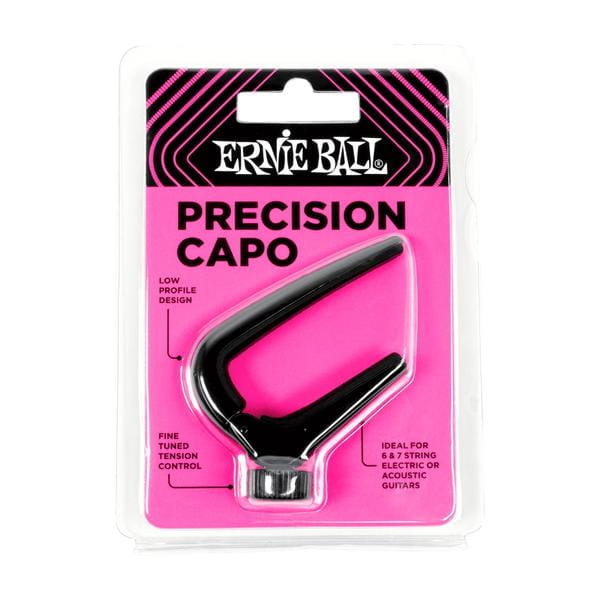 ERNIE BALL-ギター用カポタストEB 9631 Precision Capo Black