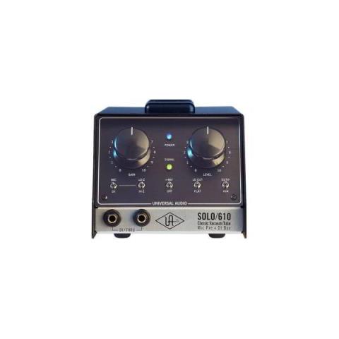 Universal Audio-ヴィンテージ真空管マイクプリ&DIボックスSolo/610 Classic Tube 1-Channel Mic Pre/DI