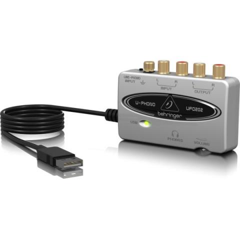 BEHRINGER-USBオーディオインターフェイスUFO202 U-PHONO