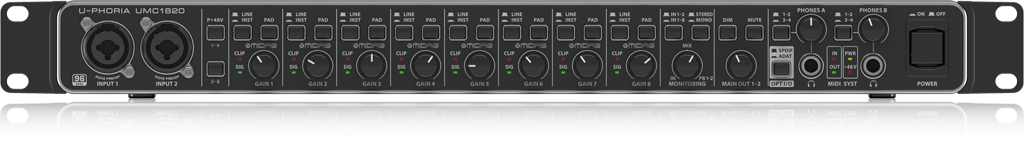 UMC1820 U-PHORIAパネル画像 UMC1820 U-PHORIAパネル画像