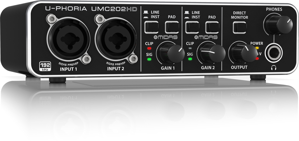 UMC202HD U-PHORIA追加画像 UMC202HD U-PHORIA追加画像