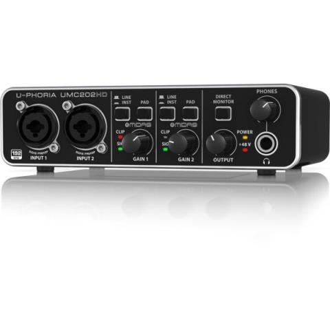 BEHRINGER-USBオーディオインターフェイスUMC202HD U-PHORIA