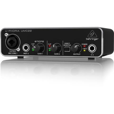 BEHRINGER-USBオーディオインターフェースUMC22 U-PHORIA