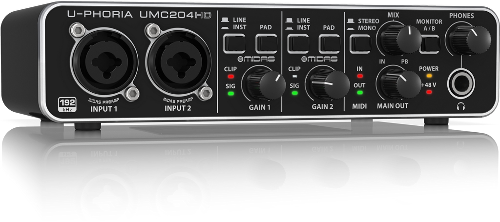 UMC204HD U-PHORIA追加画像 UMC204HD U-PHORIA追加画像