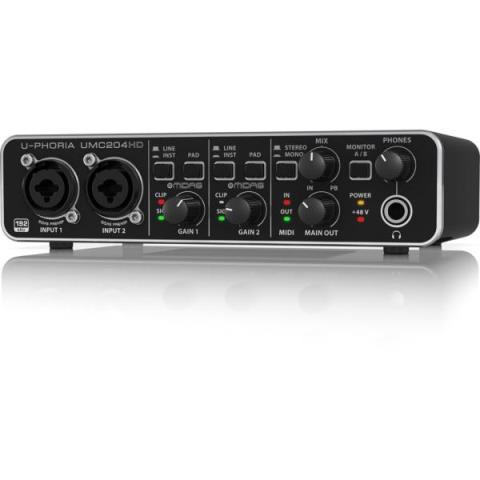 BEHRINGER-USBオーディオインターフェイスUMC204HD U-PHORIA