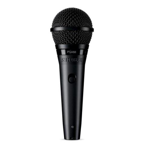 SHURE-スイッチ付きダイナミックマイクPGA58-XLR