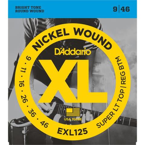 ギター用弦
D'Addario
EXL125 Super Light Top/ Regular Bottom 09-46