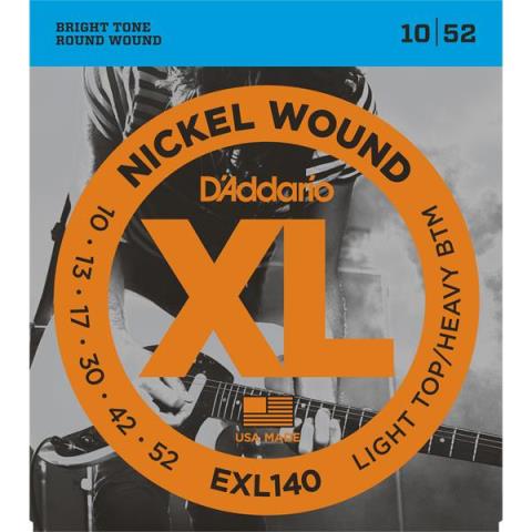 D'Addario-ギター用弦EXL140 Light Top/Heavy Bottom 10-52