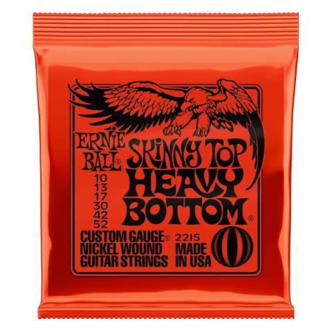 ERNIE BALL-ギター用弦2215 Skinny Top Heavy Bottom Slinky 10-52