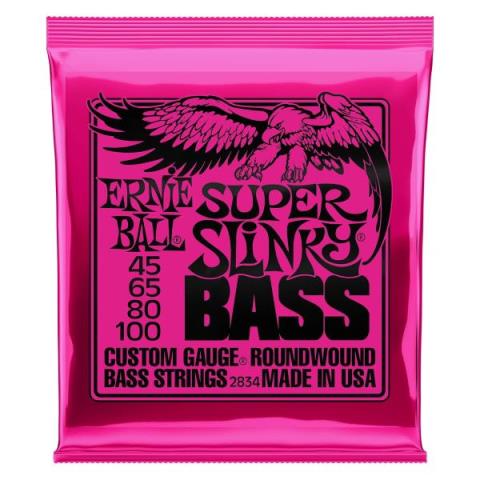 ERNIE BALL-ベース用弦2834 Super Slinky 45-100
