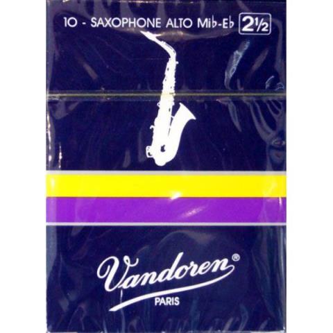 Vandoren-アルトサックス用リードSR2125 Alto saxophone reeds 10枚入りボックス