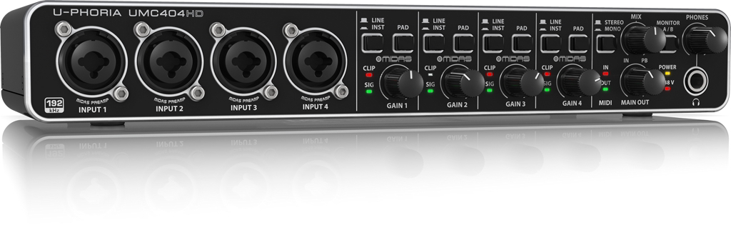 UMC404HD U-PHORIA追加画像 UMC404HD U-PHORIA追加画像