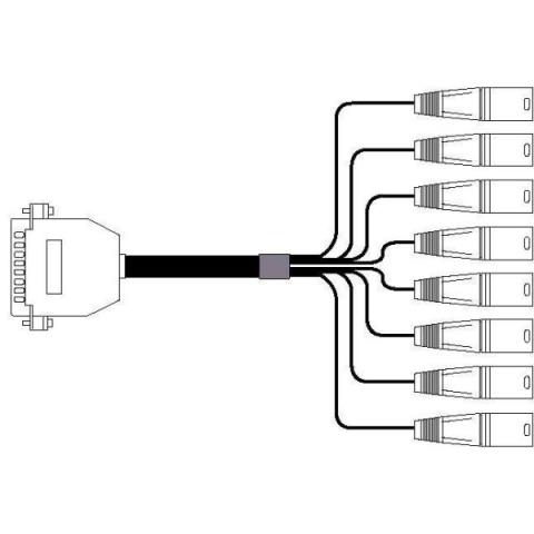 TAC SYSTEM-Dsub25 ⇔ XLR3M アナログケーブルATAS-3M