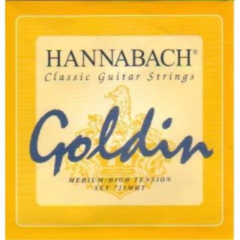 HANNABACH-クラシックギター弦SET 725MHT Goldin Medium Hi-Tension