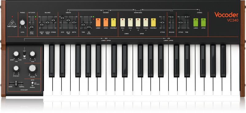 VC340 VOCODERパネル画像 VC340 VOCODERパネル画像