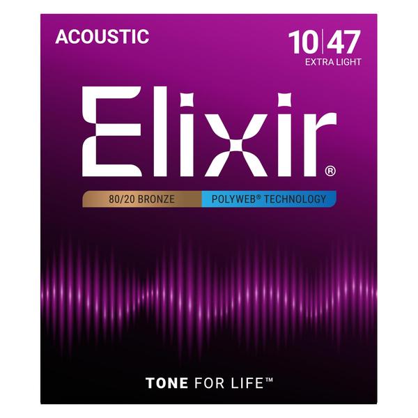 Elixir-アコースティックギター弦11000 Extra Light 10-47