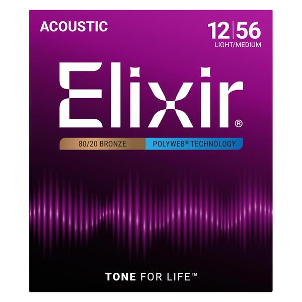 Elixir-アコースティック弦11075 Light Medium 12-56