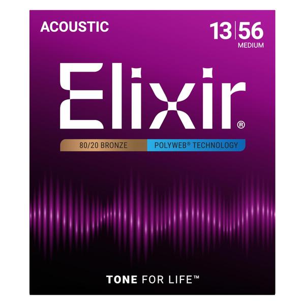 Elixir-アコースティック弦11100 Medium 13-56