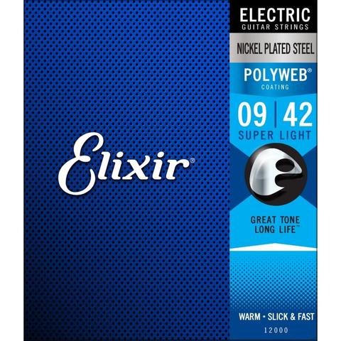 Elixir-エレクトリックギター弦12000 Super Light 09-42