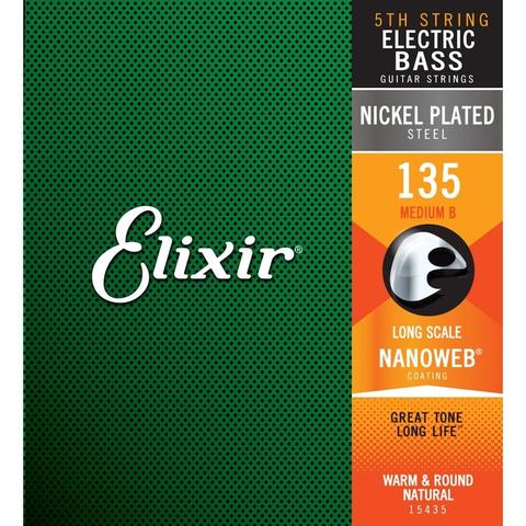 Elixir-エレクトリックベースバラ弦15435 Medium Lo-B 135 バラ弦