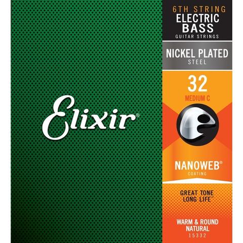 Elixir-エレクトリックベース弦(High-C)15332 Medium Hi-C 32 バラ弦