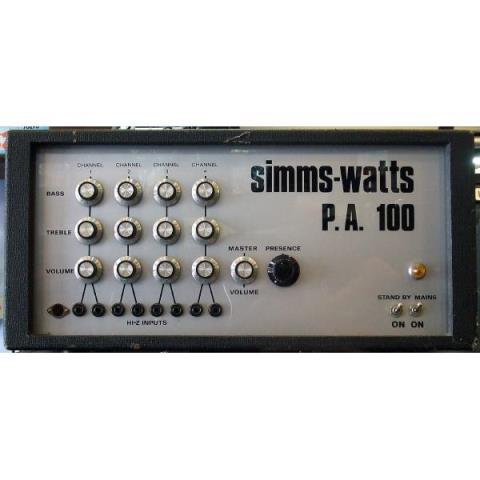 simms-watts-真空管ベースアンプヘッドP.A.100