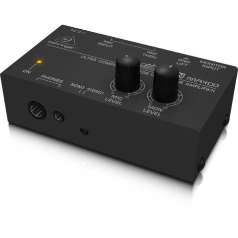 BEHRINGER-コンパクトヘッドフォンアンプMA400 MICROMON