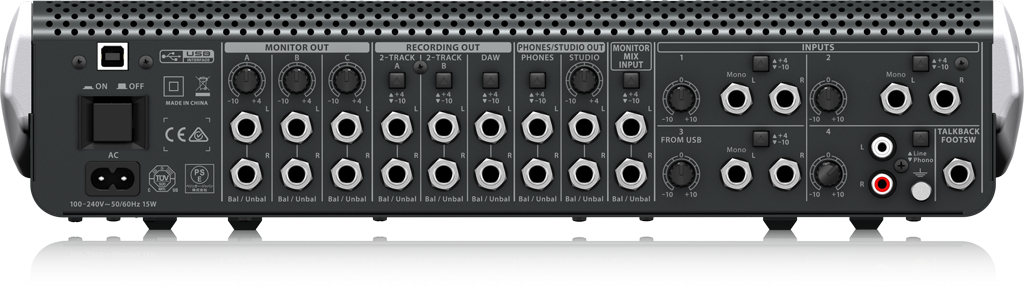 CONTROL2USB XENYX背面画像 CONTROL2USB XENYX背面画像
