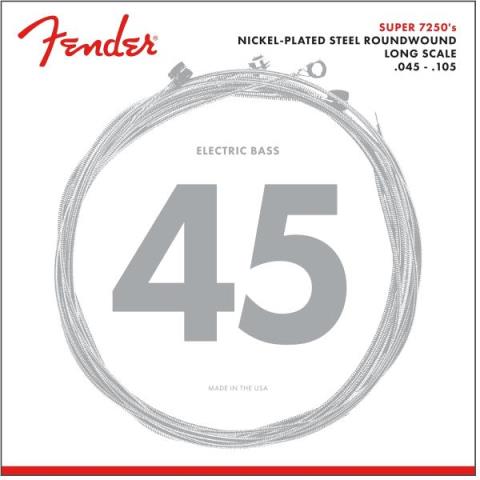 Fender-エレキベース弦7250M Medium 45-105