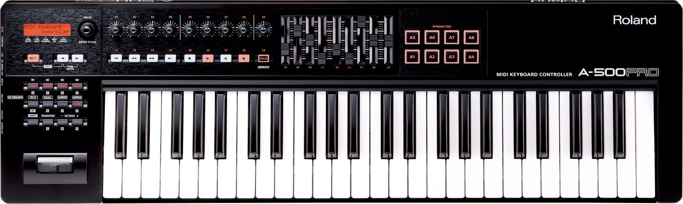 Roland A-PROシリーズ MIDIキーボード・コントローラーA-500PRO-R 49KEY新品生産完了品です。 | MUSIC