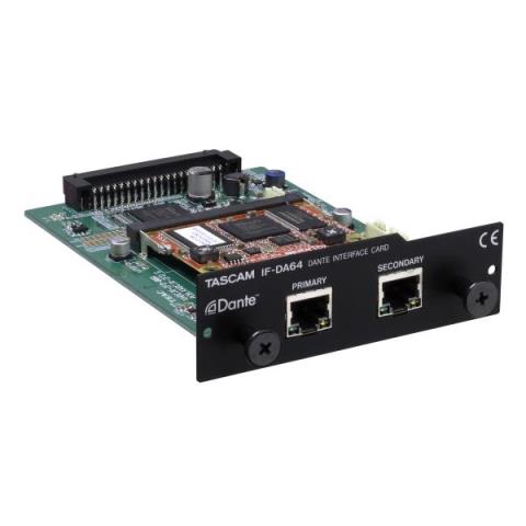 DA-6400 Dante カードTASCAMIF-DA64