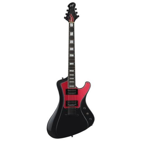 ESP-エレキギターSTREAM-GT Standard Black w/Red Anodizied PG