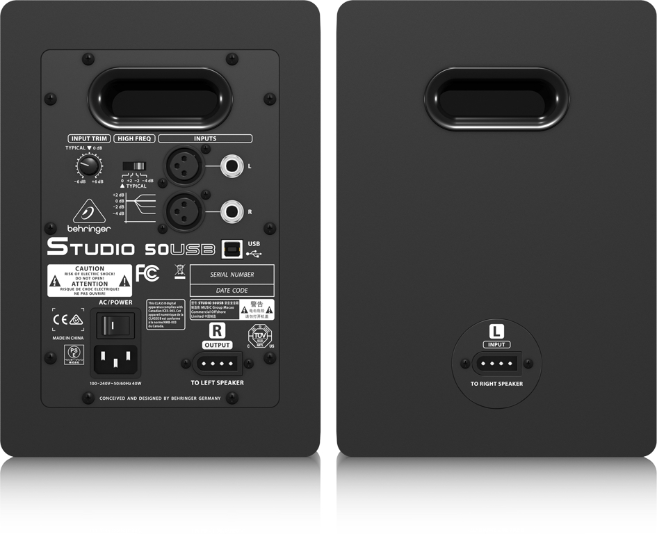 STUDIO 50USB ペア背面画像 STUDIO 50USB ペア背面画像