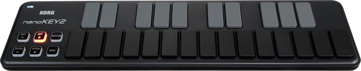 KORG nanoシリーズ USB-MIDIキーボードコントローラnanoKEY2-BK新品在庫状況をご確認ください | MUSIC PLANT  WEBSHOP