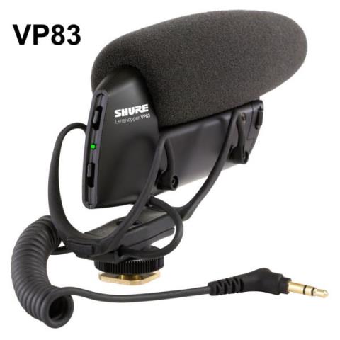 ショットガンマイクロホン
SHURE
VP83