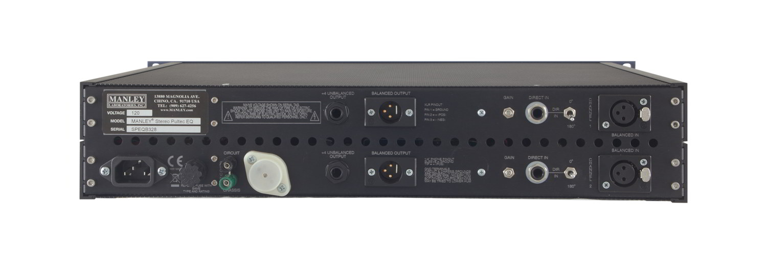 Stereo Pultec EQ背面画像 Stereo Pultec EQ背面画像