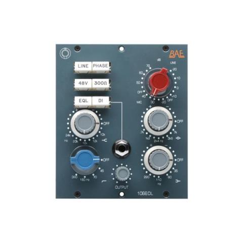 BAE Audio (Brent Averill)-1ch Mic Preamp / EQ / DI Module1066DL