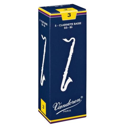 Vandoren-バスクラリネット用リード
CR123 Bass clarinet reeds 5枚入りボックス