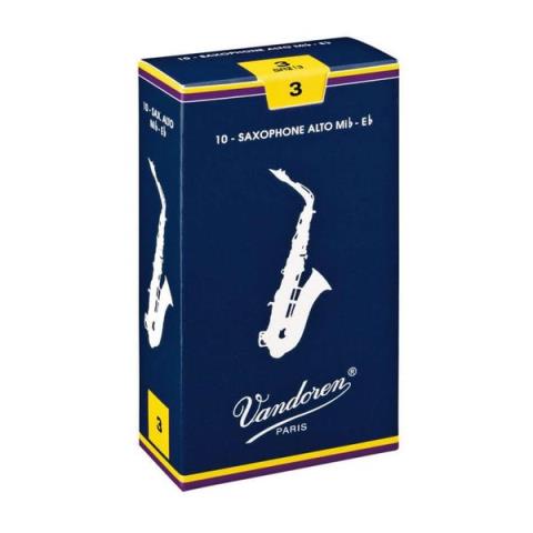 Vandoren-ソプラノサックスリードSR2025 Soprano saxophone reeds 10枚入りボックス
