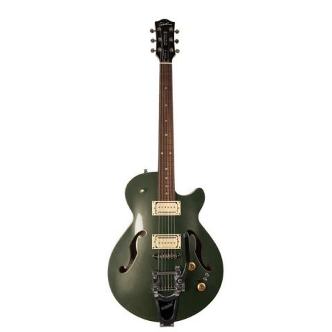 Godin-セミアコースティックギターMontreal Premiere LTD Desert Green w/Bigsby