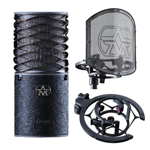 ASTON Microphones-コンデンサーマイクバンドル
Aston Origin Black Bundle