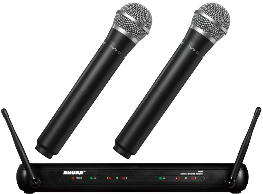 SHURE SVX288/PG58 [ワイヤレスシステム] B帯 PG58-