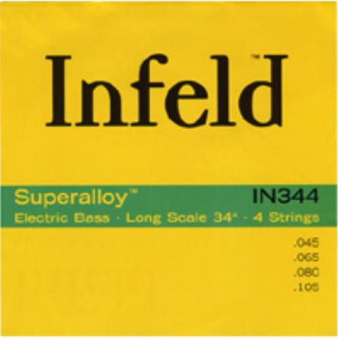 THOMASTIK INFELD-エレキベース用弦IN344 Superalloy Medium Light 45-105
