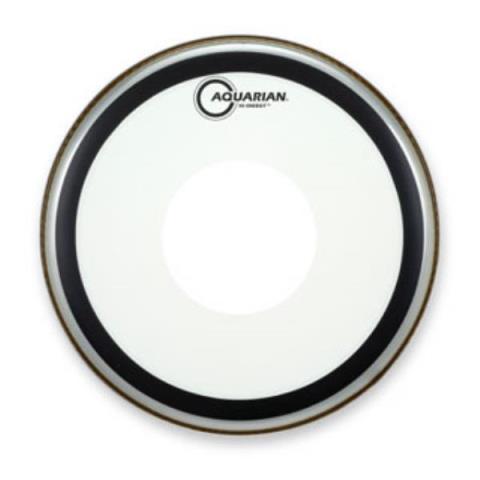 AQUARIAN-ドラムヘッドClear w/Power Dot HE14 Snare 14"