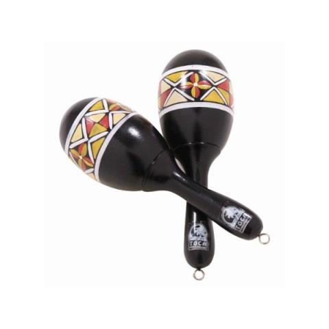 TOCAPAINTED WOOD MARACAS T3132