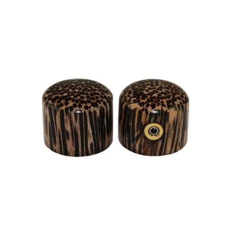 ALLPARTS-コントロールノブPK-3196-000 Tigerwood Knobs 2pc