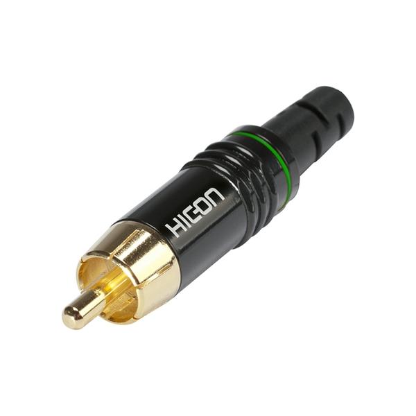 HICON-RCAコネクターHI-CM06-GRN