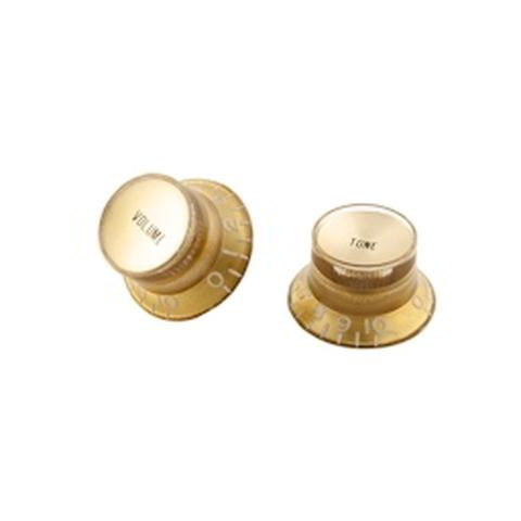 PRMK-030 Top Hat Knobs w/ Gold Metal Insert (Aged Gold)サムネイル
