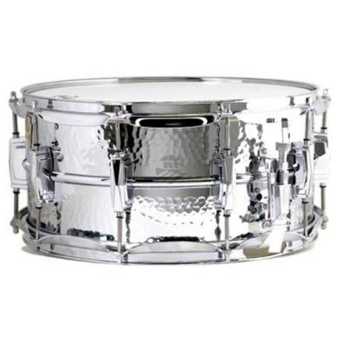 Ludwig-スネアドラムLM402K 6.5" X 14" Hammered Alminium Shell