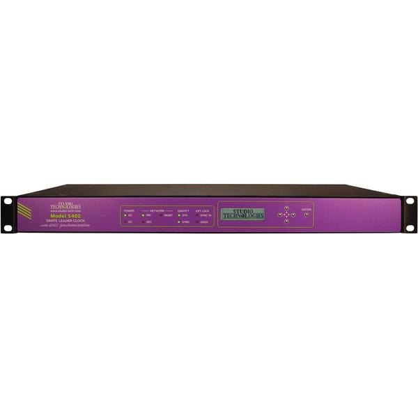 STUDIO TECHNOLOGIES INC.-GNSS同期対応 Danteネットワーク用 リーダークロックModel 5402